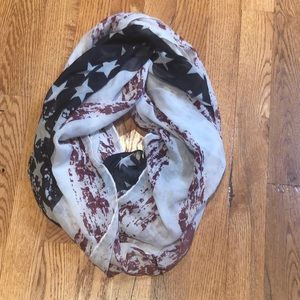 Pier 1 American flag infinity scarf